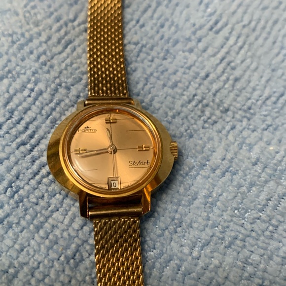 Fortis Skylark Gold Watch Fortis Accessories Fortis Skylark Women